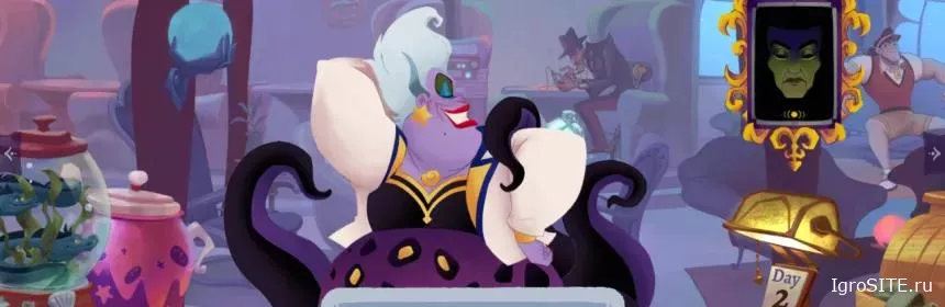 Обзор игры: DISNEY VILLAINS CURSED CAFÉ