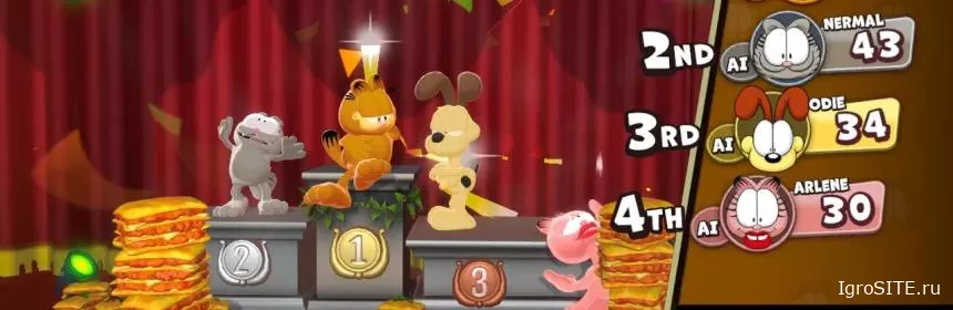 Обзор игры: GARFIELD LASAGNA PARTY