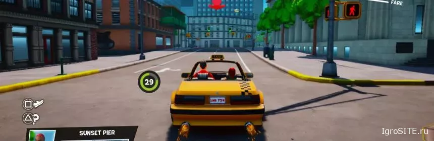 Обзор игры: TAXI CHAOS