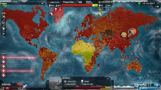 Обновление Plague Inc добавляет мультиплеер - Мир обречен