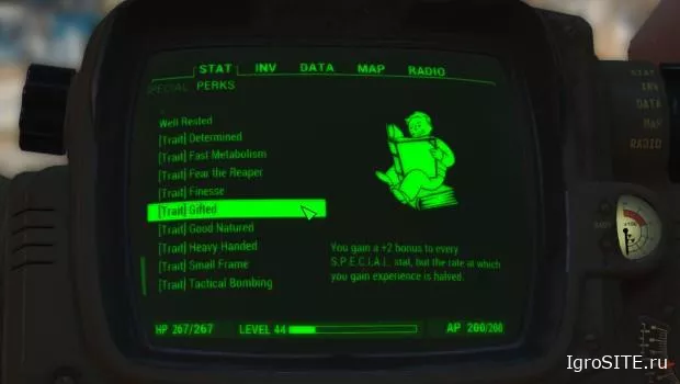 Fallout 4: Мод добавляет черты характера и кучу новых перков