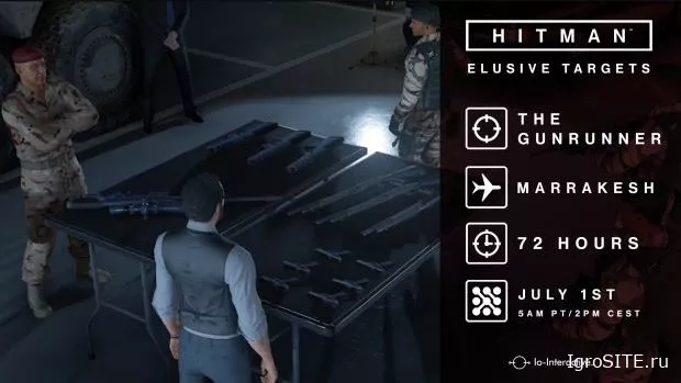 Пятый неуловимый контракт для Hitman выходит сегодня (1 июля)