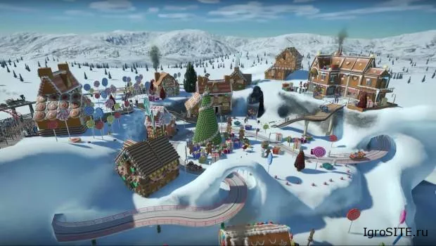 В Planet Coaster пришло бесплатное зимнее обновление — можно построить рождественскую сказку