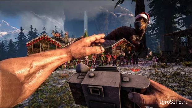 Свежее обновление для Ark: Survival Evolved добавило подводные пещеры, гигантских кальмаров и Раптор Клауса.