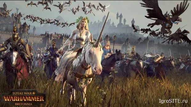 Бретония, грядущая бесплатная фракция для Total War: Warhammer, получила игровой трейлер
