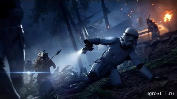 В грядущем обновлении "Ночь на Эндоре" для Star Wars Battlefront 2 можно будет сыграть за эвока