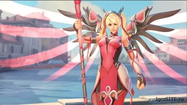 Blizzard объединилась с Фондом исследования рака груди, чтобы выпустить благотворительный облик "Розовая Мерси"