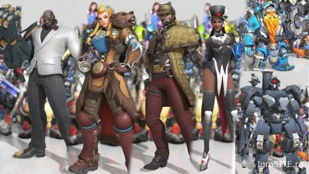 Все 11 обликов годовщины Overwatch 2018 утекли в сеть