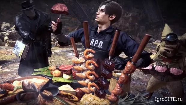 Обновление для Monster Hunter: World - Iceborne на ПК добавило кроссовер с Resident Evil 2 и Раджанга