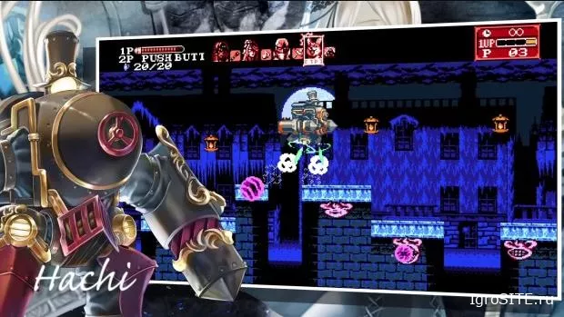 Новый герой Bloodstained: Curse of the Moon 2 — Корги в мехе