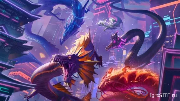 Камигава: Неоновая Династия в киберпанк-сеттинге выходит в MTG Arena 10 февраля