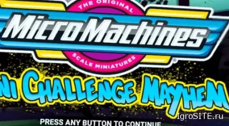 Обзор игры: MICRO MACHINES: MINI CHALLENGE MAYHEM