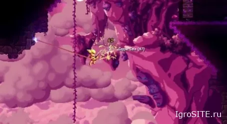 Terraria: Otherworld: Трейлер демонстрирует новую механику крюка-кошки и впечатляющую графику
