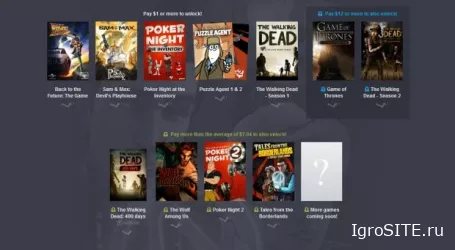 "Скромный набор от Telltale: 11+ приключенческих игр всего за 12 долларов"