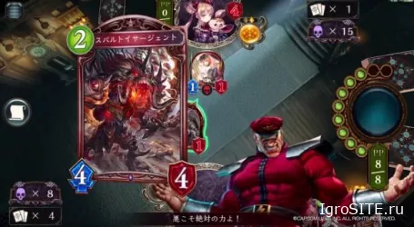 В Shadowverse появятся персонажи Street Fighter в роли альтернативных лидеров