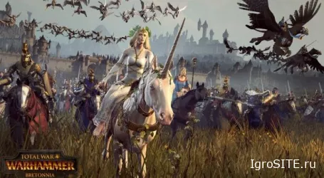 Бретония, грядущая бесплатная фракция для Total War: Warhammer, получила игровой трейлер