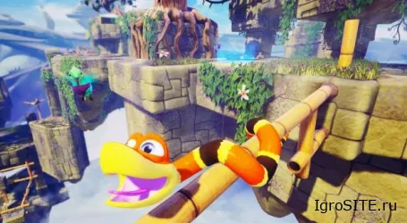 В новом трейлере Snake Pass показали Воздушное Царство