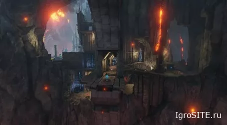 Залитая лавой арена "Погребальная камера" в новом ролике Quake Champions