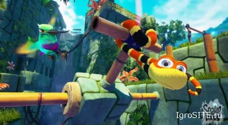 Обновление для Snake Pass, красочного коллектатона, устранило большинство проблем