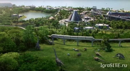 Jurassic World Evolution: Длинный геймплейный ролик показывает, как создать свой собственный парк
