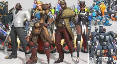 Все 11 обликов годовщины Overwatch 2018 утекли в сеть