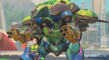 В испытании «Нано-Кола» в Overwatch можно получить новый скин на D.Va и кучу милых граффити