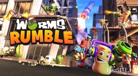 Worms Rumble: вместо стратегии — ураганные бои на 32 игрока в реальном времени