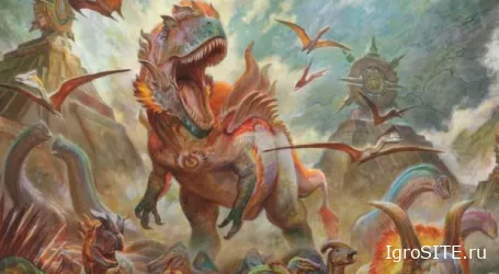 «Потерянные пещеры Иксалана» уже в MTG Arena: динозавры, вампиры и странные грибы