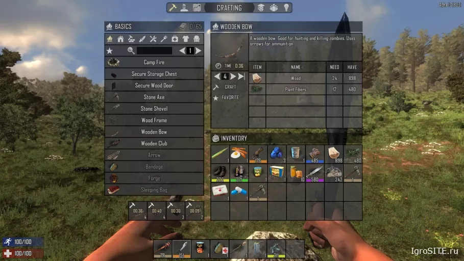 7 Days to Die: как не тратить ресурсы впустую и выжить экономно