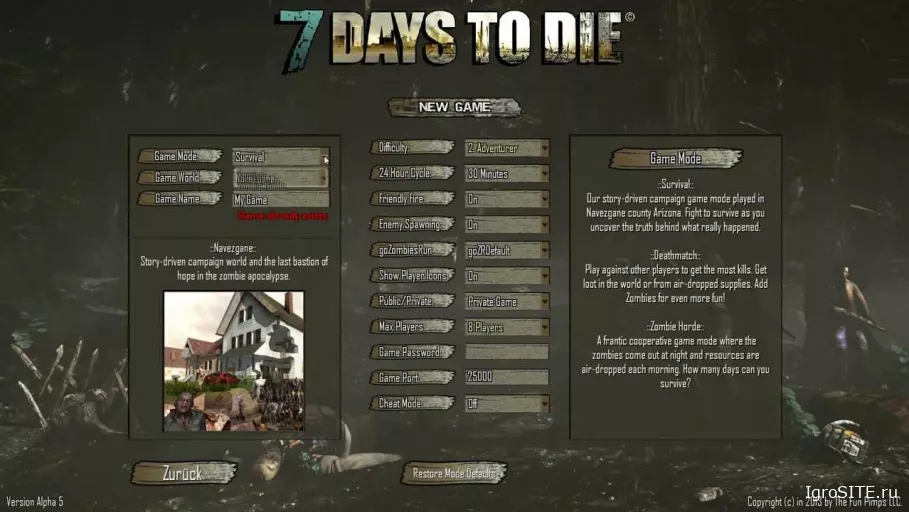 Графика, UI и QoL: как сделать 7 Days to Die приятнее