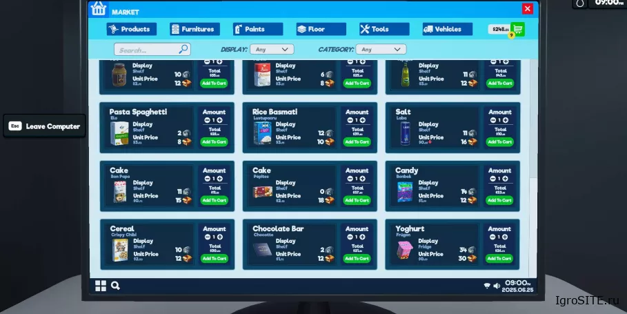 Обзор игры Supermarket Simulator