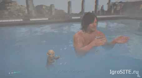 Почему Сэм поёт и танцует в горячем источнике в Death Stranding 2? Пасхалка Кодзимы в честь легенд японской комедии
